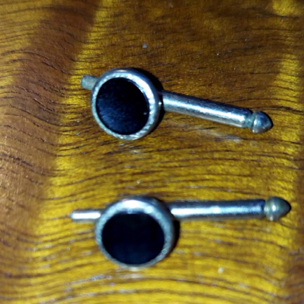 SWANK Tie Clip and‎ Cufflinks, Vintage, Goldtone